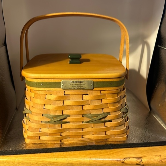 Longaberger Christmas collection 2000 edition deck the hall basket​​